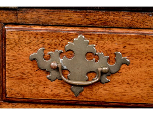 Antique Slant Front Secretary Cabinet, For Repair