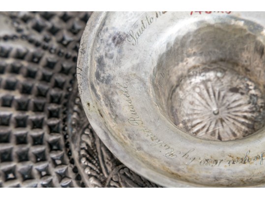 Antique Silver Footed Tazza, 10.985 OZT