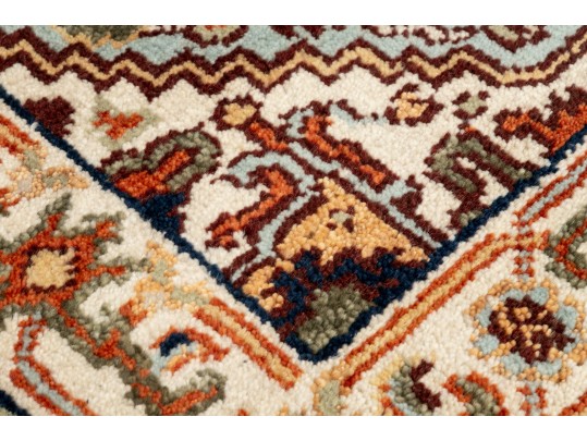 Gorgeous Handknotted Wool Serapi Runner Carpet, 10' X 2'-7
