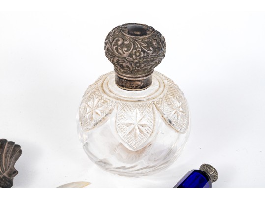 Intriguing Collection Of Mixed Media Items Including Sterling And Crystal