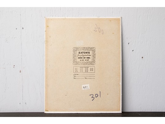 William A. Drake (1891-1979), Oil Artist Panel - Forest Landscape - Unframed