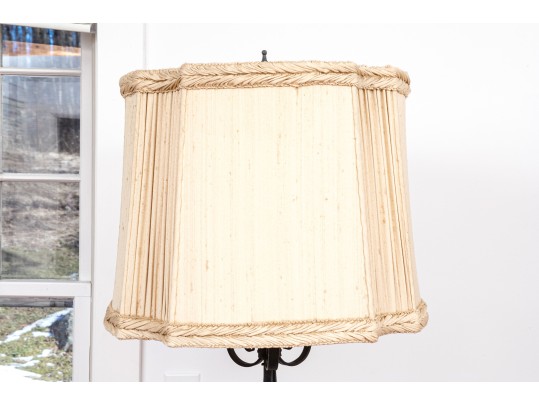 Vintage Pair Of Iron Floor Lamps