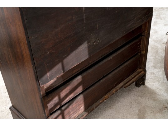 Antique 19th Century Slant Top Secretary Chest