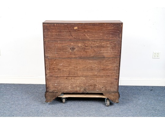 Antique Slant Front Secretary Cabinet, For Repair