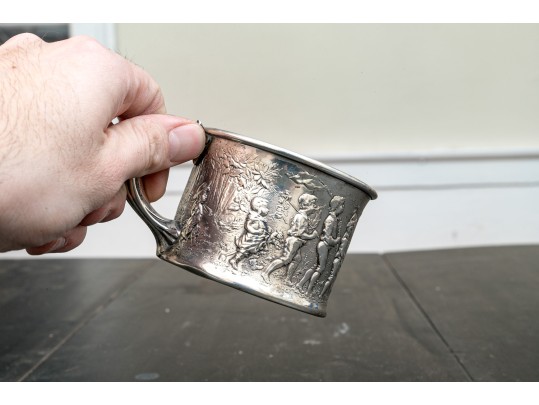 Gorham Repousse Sterling Silver Child Cup, 3.315 OZT