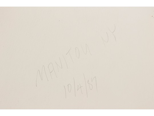 William L. Drake (Canada, 1929-2019) Watercolor On Paper, Landscape - Unframed