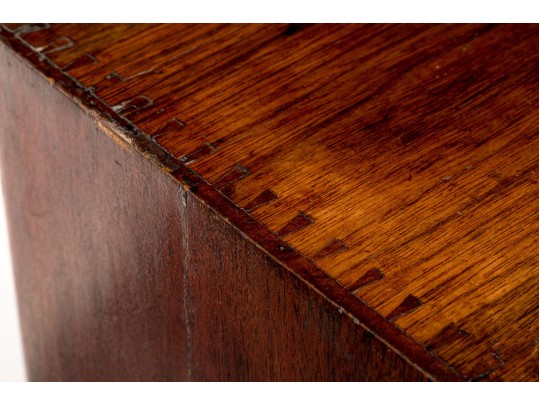 Antique Slant Front Secretary Cabinet, For Repair