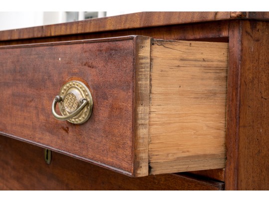 An Antique Federal Wooden Chest Of Drawers- For Restoration