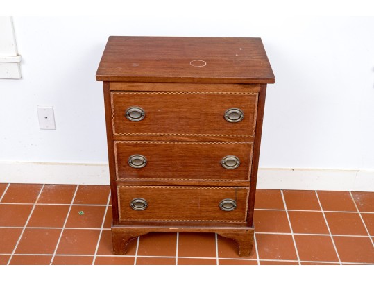 Antique Diminutive Three Drawer Chest