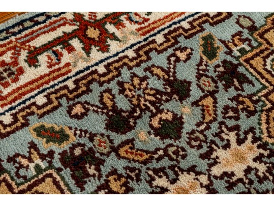 Gorgeous Handknotted Wool Serapi Runner Carpet, 10' X 2'-7