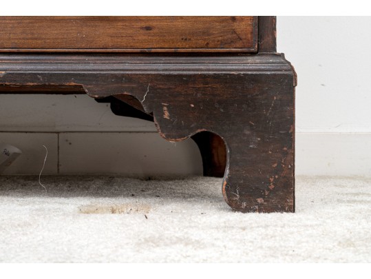 Antique 19th Century Slant Top Secretary Chest