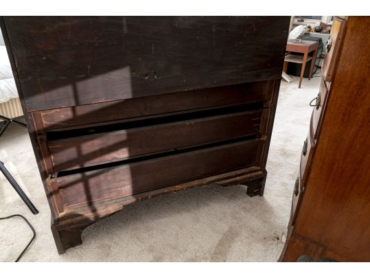 Antique 19th Century Slant Top Secretary Chest