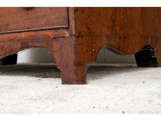 An Antique Federal Wooden Chest Of Drawers- For Restoration