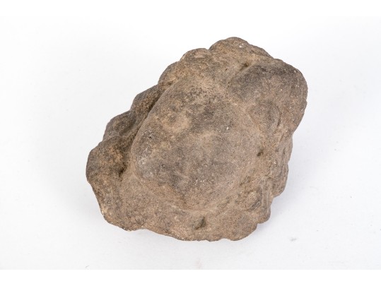 Carved Stone Buddha Head 