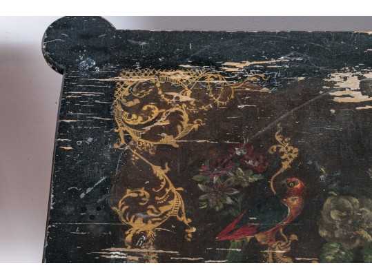 Collection Of 3 Antique Carved, Ebonized & Finished Side Tables - For Restoration