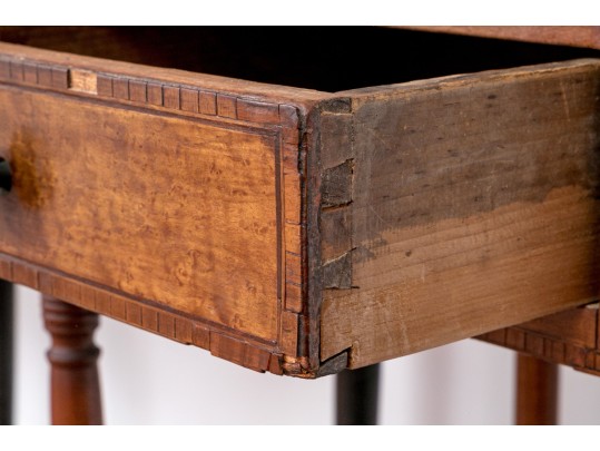 Collection Of 3 Antique Carved, Ebonized & Finished Side Tables - For Restoration