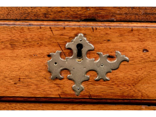 Antique Slant Front Secretary Cabinet, For Repair