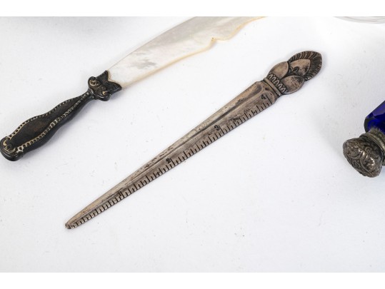 Intriguing Collection Of Mixed Media Items Including Sterling And Crystal