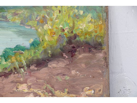 William A. Drake (1891-1979), Oil On Board - Coastal Scene - Unframed