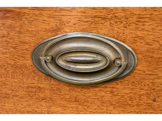 Antique Federal Bow Front Chest Of Drawers, Ca. 1800-1820