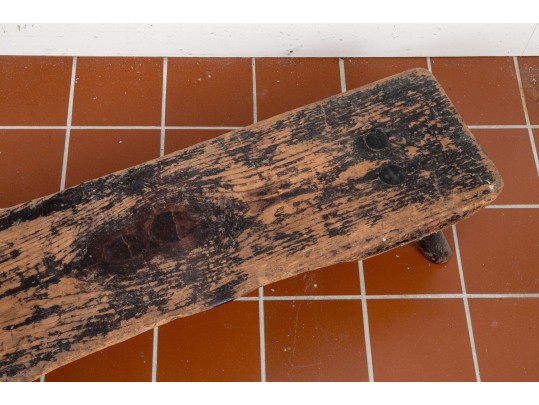 Antique Rustic Wooden Milking Stool