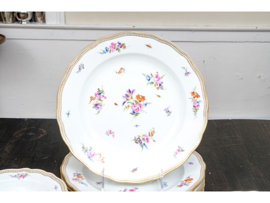 German, Meissen 26 Piece Hand Painted Porcelain Dining Service 