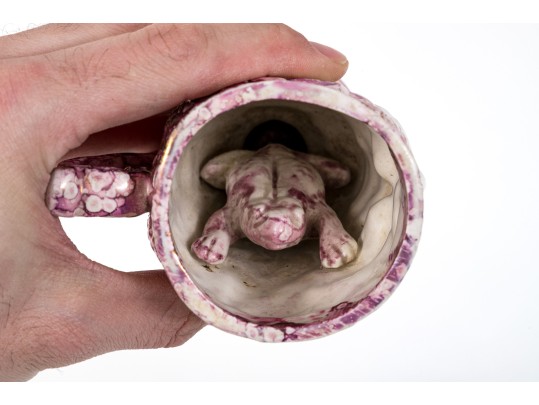 Collection Of Antique Ceramics Including An English, Staffordshire Lion