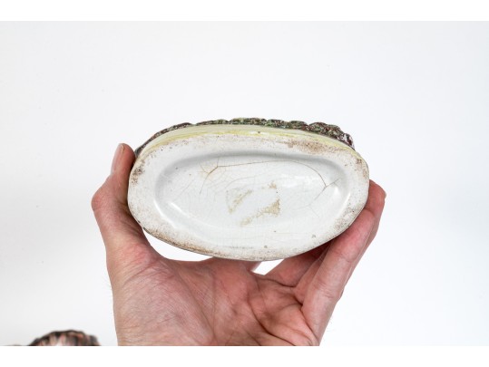 Collection Of Antique English, Staffordshire Hand Painted Ceramic Wares