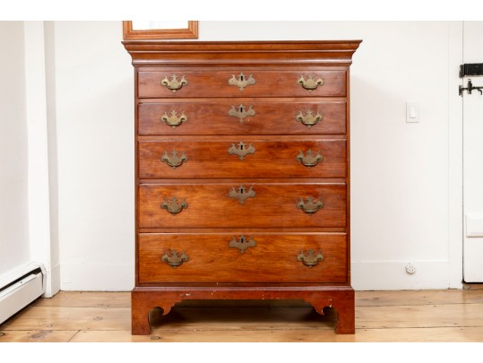 American Chippendale Tall Chest, Ca. 1780-1800