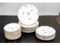 German, Meissen 26 Piece Hand Painted Porcelain Dining Service 