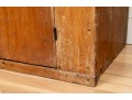 19th Century American Step Back Blind Door Cupboard