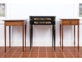 Collection Of 3 Antique Carved, Ebonized & Finished Side Tables - For Restoration
