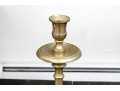 3 Pairs Of Antique And Vintage Brass Candlesticks