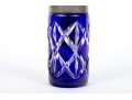 French, Baccarat Cobalt Blue Cut Crystal Atomizer