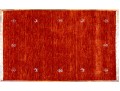 Indian Hand Loomed Wool Lori Carpet, 3' X 4'-10