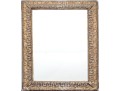 Vintage Carved Wood And Gesso Gilt Finished Mirror