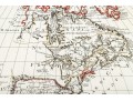 1677 Hand-colored Copper Engraved Map, 