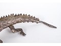 Mexican, Emilia Castillo Taxco Silver Plated Articulated Iguana Bottle Opener