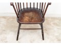 An Antique Tall Comb Back Windsor Arm Chair