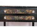 Collection Of 3 Antique Carved, Ebonized & Finished Side Tables - For Restoration