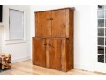 19th Century American Step Back Blind Door Cupboard