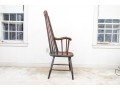 An Antique Tall Comb Back Windsor Arm Chair