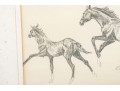 Assorted Collection Of Framed Equestrian And Surrealistic Prints 