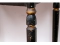 Collection Of 3 Antique Carved, Ebonized & Finished Side Tables - For Restoration