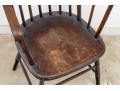 An Antique Tall Comb Back Windsor Arm Chair