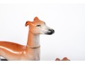 Pair Of English, Staffordshire Whippet Inkwells