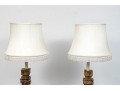 Pair Of Impressively Carved Floor Lamps, Probably Italian