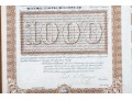  Framed 1890 The Hamilton Electric Co. Ontario Gold Bond $1000 Certificate With Others