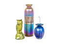 Fine Collection Of Artisanal Glass And Zolnay Ceramic Owl
