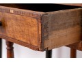 Collection Of 3 Antique Carved, Ebonized & Finished Side Tables - For Restoration